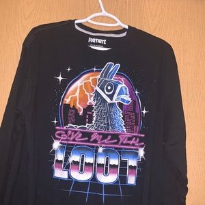 Give the loot Fortnite llama shirt.